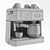 DeLonghi BCO430 All-in-One Coffee Machine 3D model small image 5