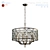 Ethereal Glass Pendant Light 3D model small image 1