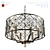 Ethereal Glass Pendant Light 3D model small image 2