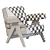 Classic Elegance: Cassina Capitol Armchair 3D model small image 4