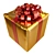 Elegant Gift Box with Render Options 3D model small image 1