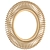 Natural Round Rattan Mirror 3D model small image 3