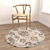 6-Piece Round Carpet Set: Versatile 3D Models 3D model small image 4