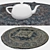 Round Rugs Set 66: Versatile Carpets for Close-Ups & Wide Shots 3D model small image 3