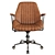Luxurious Leather Hamilton Chair 3D model small image 2