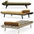 Cleopatra Daybed: Elegant and Versatile Seating 3D model small image 7