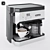 "DELONGHI" Cappuccino & Espresso Coffee Machine - BCO430 3D model small image 5