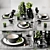 Elegant Table Setting Set 3D model small image 1