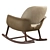 Elegant Martha Rocking Armchair 3D model small image 2