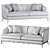 Sophisticated Eichholtz MONTEREY Sofa 3D model small image 5