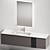 Elegant Scavolini Tratto Vanity 3D model small image 2