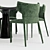 Elegant Salicido Dining Set 3D model small image 2