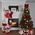 Festive Holiday Decoration Set 3D model small image 1