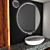 Elegant Bathroom Suite: Mirror, Sink & Faucet 3D model small image 2