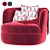 Stylish 2015 Armchair: Perfect for Any Room 3D model small image 1