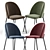 Cloyd Upholstered Side Chair: Classic Elegance for Your Home 3D model small image 2