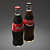 Classic Coca-Cola Glass Bottle 0.5L 3D model small image 4