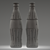 Classic Coca-Cola Glass Bottle 0.5L 3D model small image 5