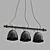 Elegant Romain Chandelier for Luxurious Ambiance 3D model small image 1