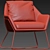Beth Accent Armchair: Elegant and Comfortable 3D model small image 3