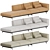 Muuto IN SITU 4-Seater Sofa: Versatile Modular Design 3D model small image 1