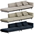 Muuto IN SITU 4-Seater Sofa: Versatile Modular Design 3D model small image 2