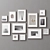 Multiframed Collection - 12 Frames 3D model small image 3