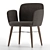 Sleek Millimeter Chair 3D model small image 1