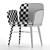 Sleek Millimeter Chair 3D model small image 3