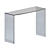 Stylish Glass Console Table 3D model small image 1