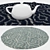 Versatile Set of 6 Round Carpets 3D model small image 3