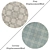 Round Carpets Set - 6pcs 3D model small image 2