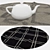 Round Carpets Set - 6pcs 3D model small image 3