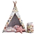 Kids Playhouse Wigwam: Interactive Indoor Teepee 3D model small image 2