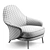 Angie Minotti: Stylish and Compact Sofa Set 3D model small image 5