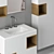 Sanflor Dallas Bathroom Furniture 3D model small image 2