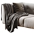 BLAZE Modern 3 Seater Sofa 3D model small image 2