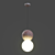 Scandinavian LILLA Pendant Lamp - Stylish and Modern 3D model small image 2