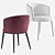 Elegant Eichholtz Filmore Dining Chair 3D model small image 5