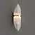 Golden Elegance: Luxury Metauro Wall Sconce 3D model small image 3
