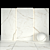 Elegant White Calacatta Slabs 3D model small image 3