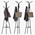 Modern Valdosta Coat Rack 3D model small image 3