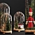 Festive New Year Decor Set 3D model small image 3