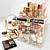 Luxury Cosmetics Set: Makeup, Salon, Mirror, Gold 3D model small image 1