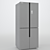 Hansa FY418.3DFXC: Dual-Door Display Refrigerator 3D model small image 2