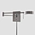 Georges LED Swing Arm Wall Lamp 3D model small image 1