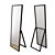 Title: Facet Slim Frame Floor Mirror 3D model small image 1