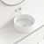 Nic Design Lama Vanity Set 3 - Ceramic MDF, Countertop Washbasin, Round Mirror 3D model small image 5
