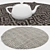 Versatile Round Carpets Set 3D model small image 3