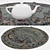  Round Carpet Set: Versatile and Stylish 3D model small image 1